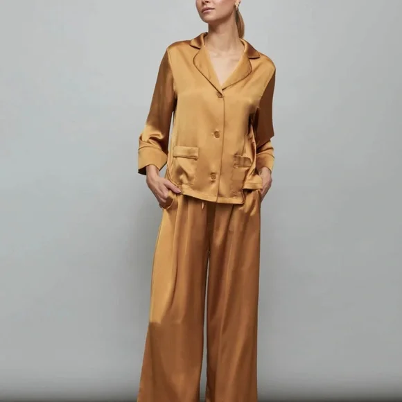 CARBON38 Satin Resort Top in Rust - Picture 11 of 11